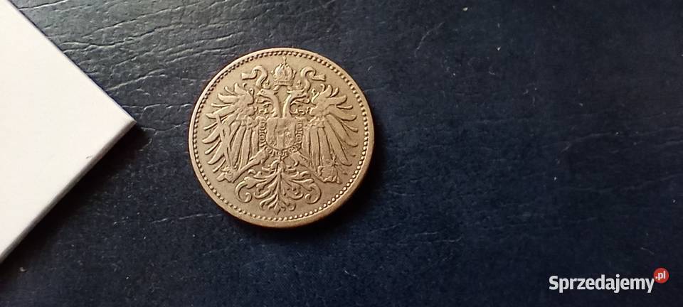 Stare monety 10 halerzy 1894 Austria Lesko