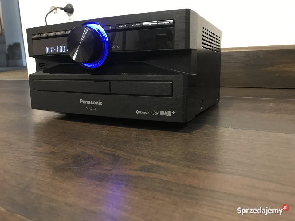 Wieża panasonic SA ux104 Bluetooth dąb Wieże i miniwieże Kraków sprzedam
