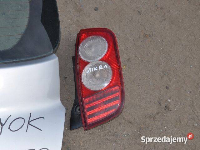 micra K12 lampa prawa WYSYŁKA osobowe