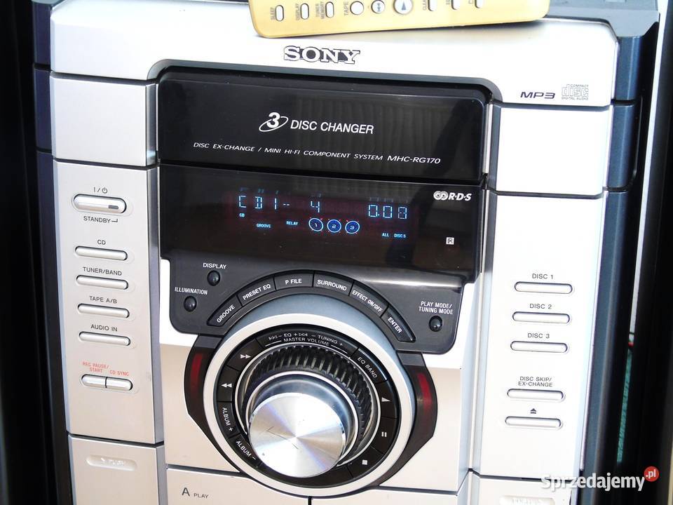 Wieża Sony HCDRG170 pilot kolumny sprawna podkarpackie Jasło