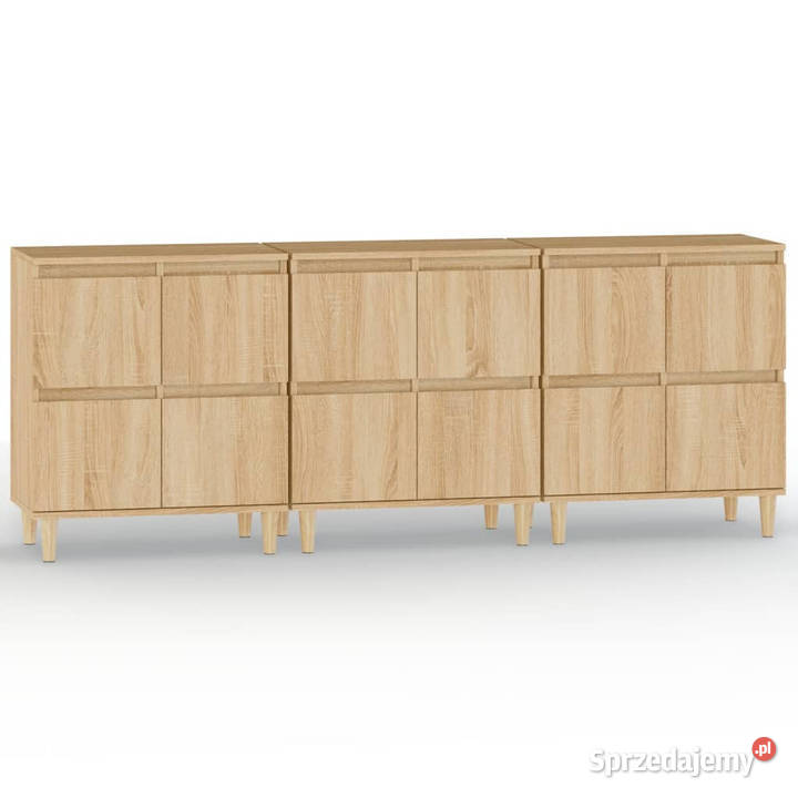 Komody 3 dąb sonoma 60x35x70 materiał Warszawa