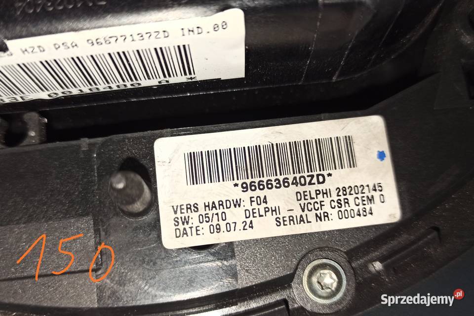 Poduszka Powietrzna Kierowcy Airbag CITROEN C5 osobowe Poduszki powietrzne lubelskie Radzyń Podlaski