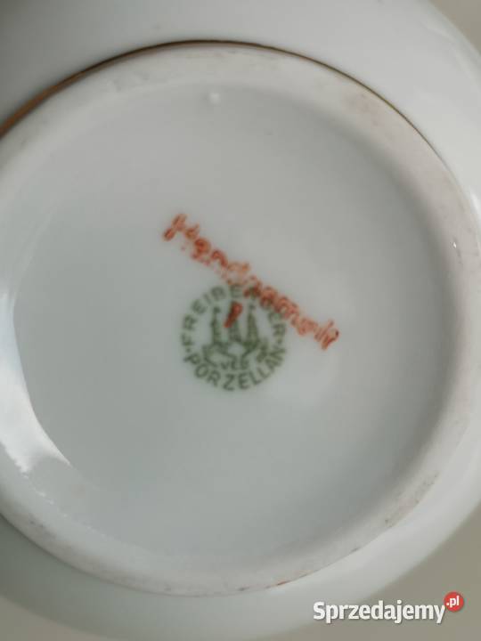 Cukiernica porcelanowa Czerwony Smok vintage kujawsko-pomorskie