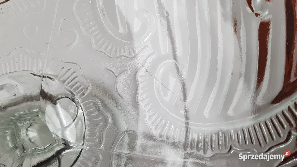 Owocarka Jabłuszka Zawijasy Ząbkowice szkło PRL