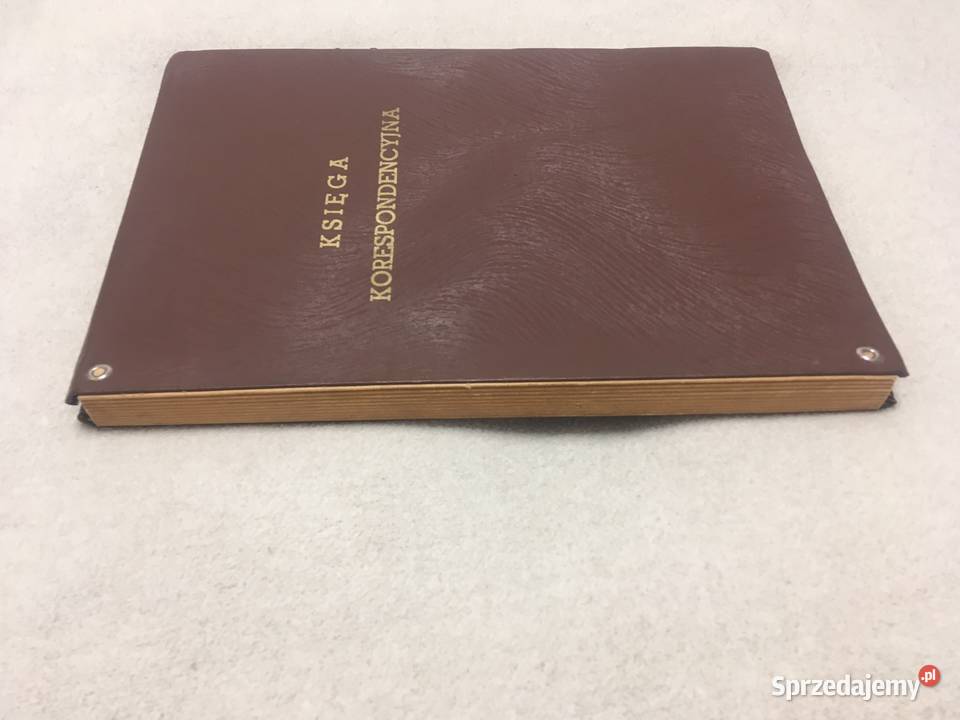 Stara Księga Korespondencyjna PRL rekwizyt Kołobrzeg