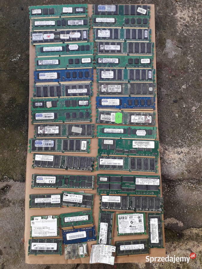 Pamięć ram złom elektroniczny złoto płyta główna Częstochowa