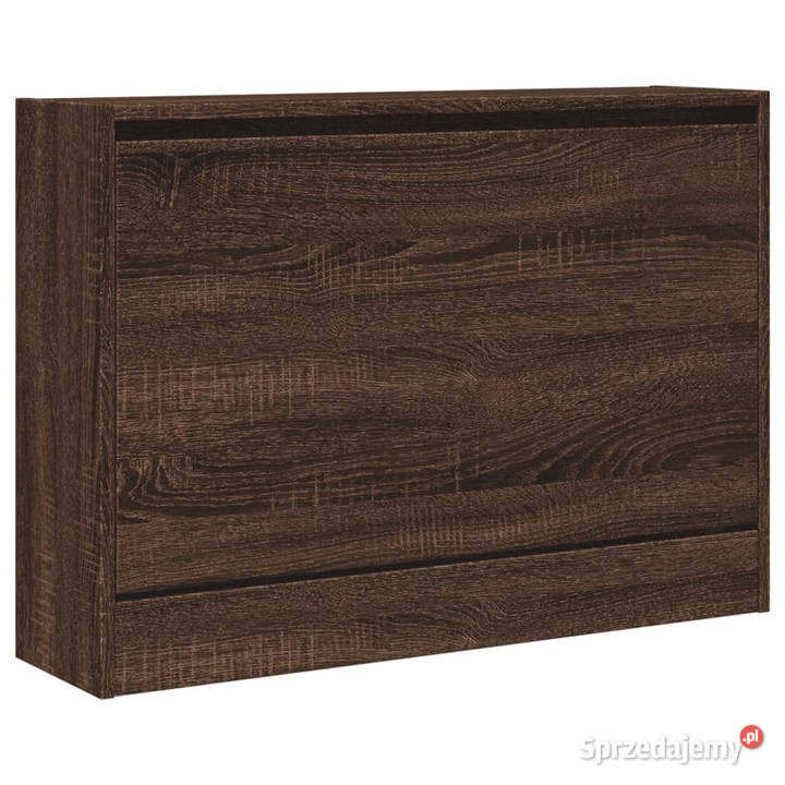 Szafka na buty brązowy dąb 80x21x57 WM839916 Warszawa