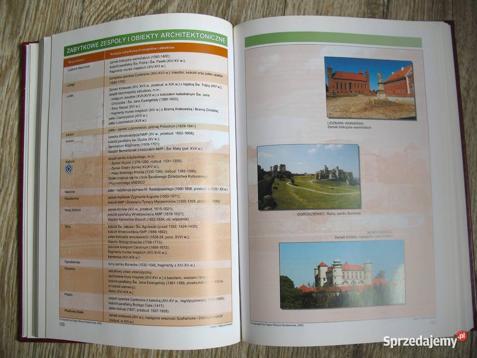 Popularna Encyklopedia Powszechna Atlas Polski 3 twarda Mapy i przewodniki Siedlce