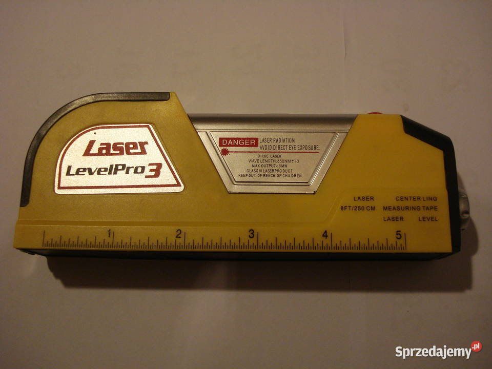 Poziomica laserowa z miarką Gdynia