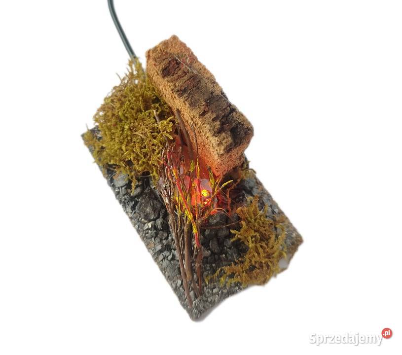 Ognisko do szopki makiety drewno efekt ognia małopolskie Nowy Sącz