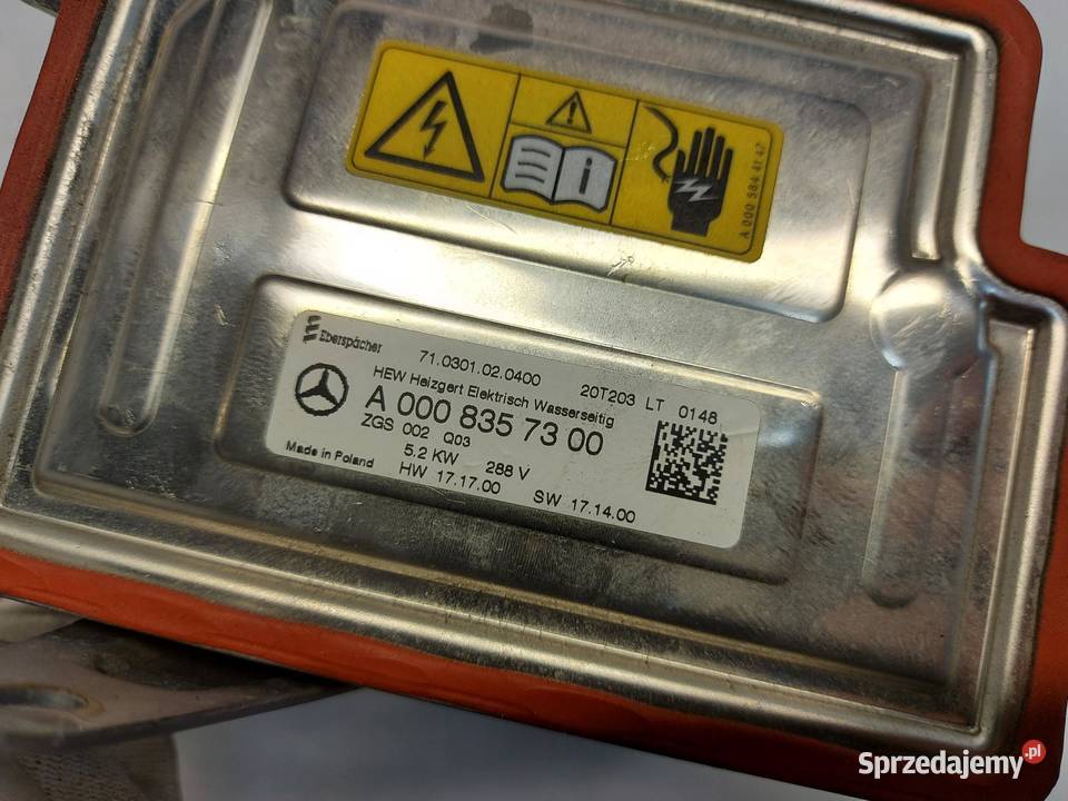 Mercedes EQC 400 W293 WYMIENNIK CIEPŁA sprzedam