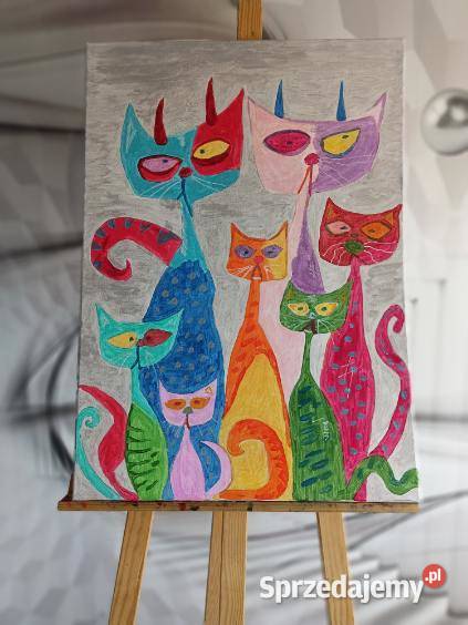 Obraz Kotki diabełki
