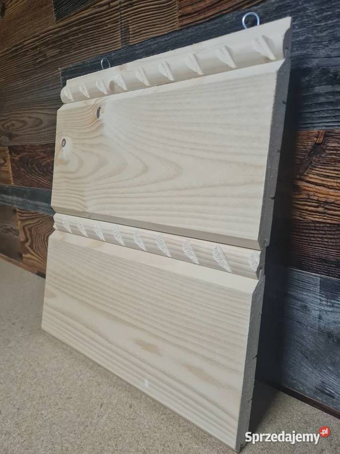 DESKA PŁASKA PÓŁBAL z warkoczem 220x28 PŁAZÓWKA