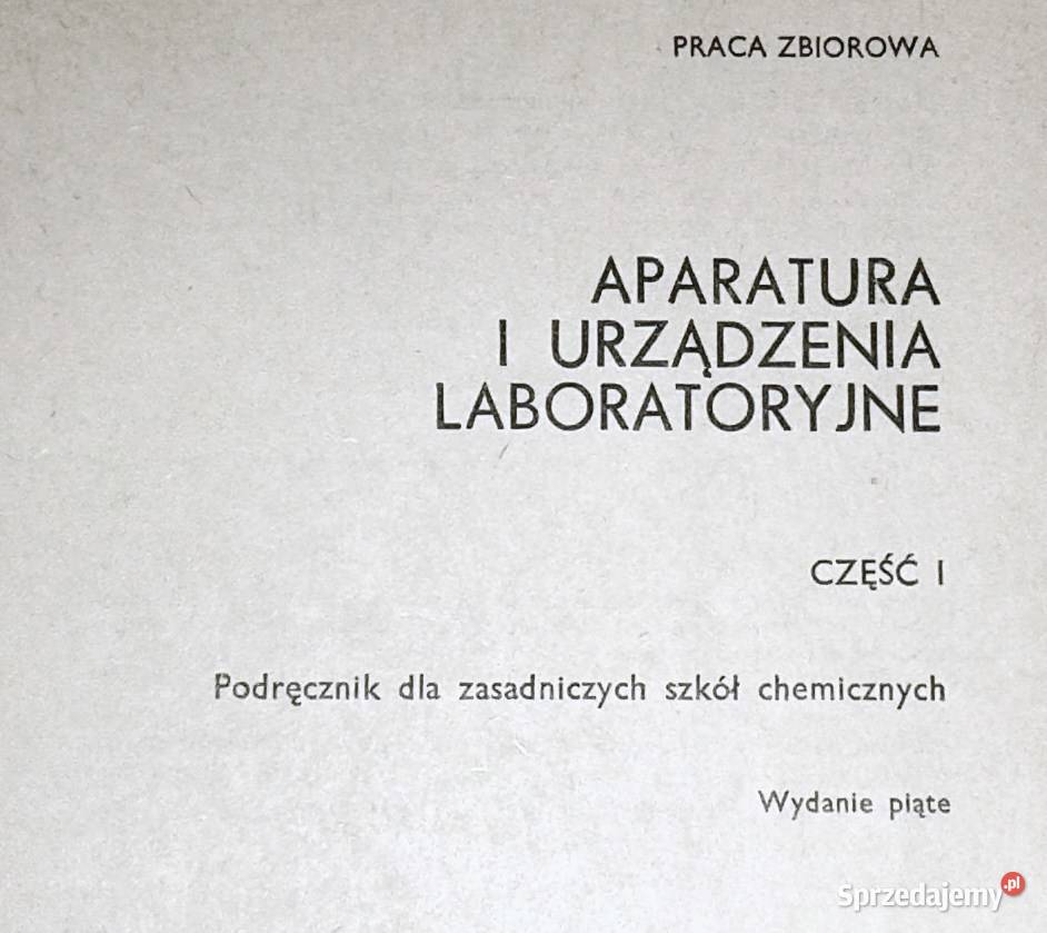 Aparatura i urządzenia laboratoryjne cz 1 Praca Chełm