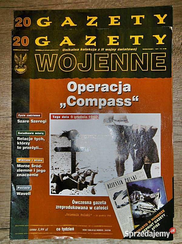 Gazety wojenne nr 20/1998 bez dodatków Operacja Compass