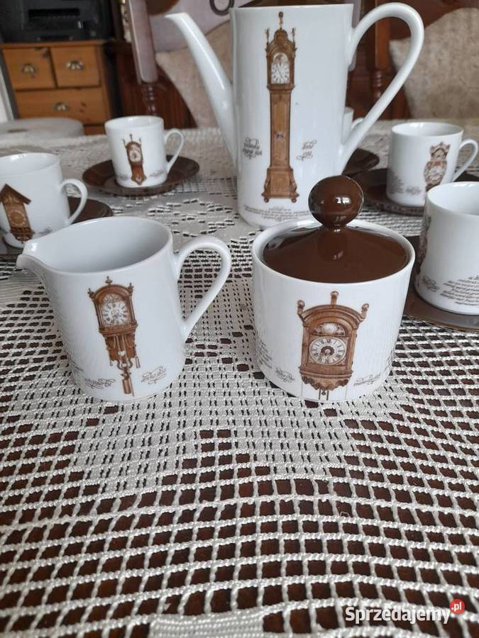 Porcelanowy serwis sygnowany Bielsko-Biała