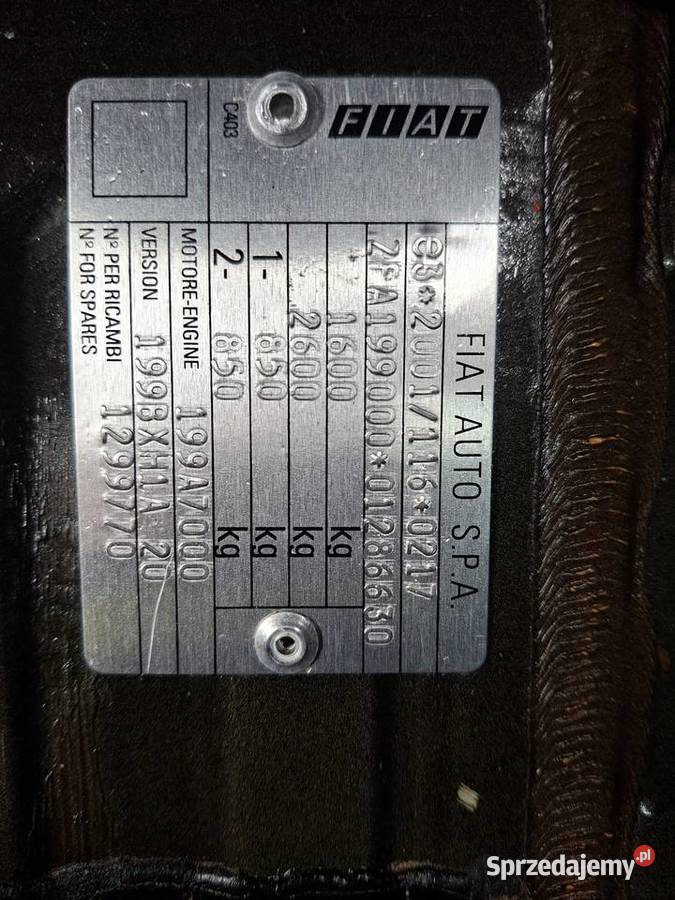 Fiat Grande Punto 14 8v 75 Hatchback Jelcz-Laskowice