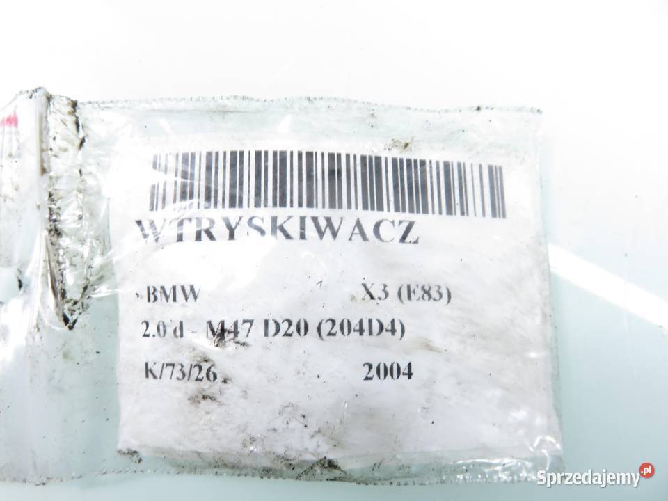WTRYSKIWACZ BMW X3 20 d 0445110131 7789661 osobowe