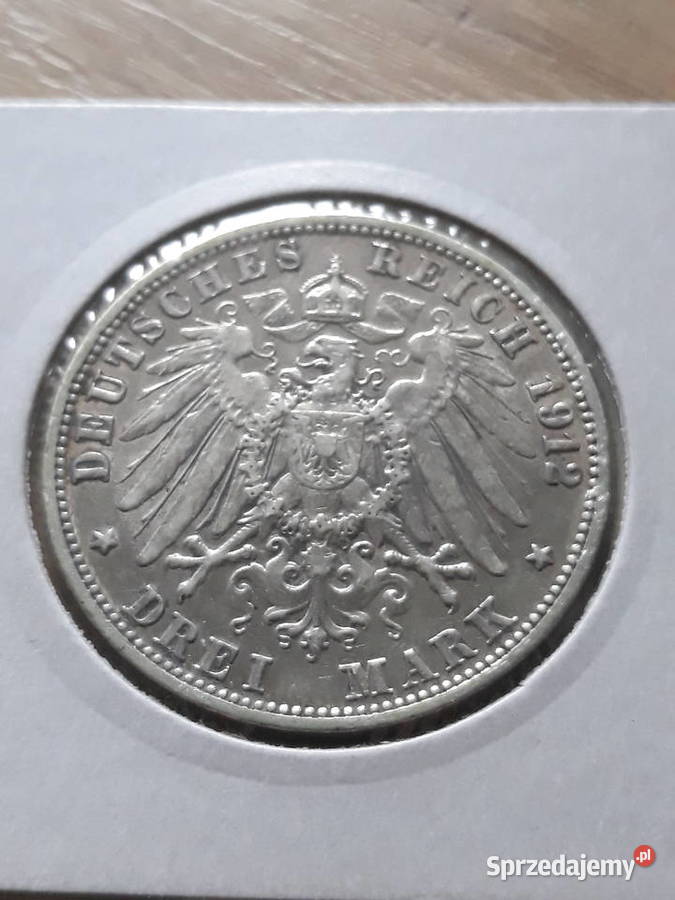 3 Marki Fryderyk II Badenia 1912 rmen G Konin