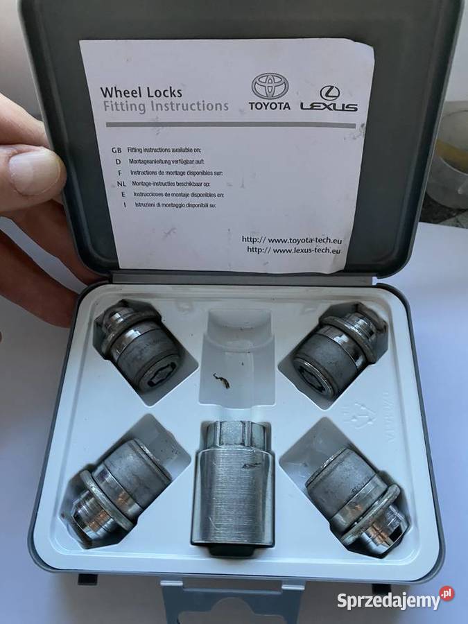 Nakrętki zabezpieczające do kół TOYOTA LEXUS łódzkie Łódź sprzedam