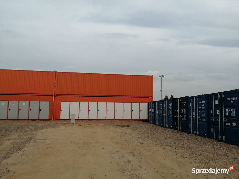 Kontenery boxy magazynowe na placu w Gdańsku Gdańsk sprzedam