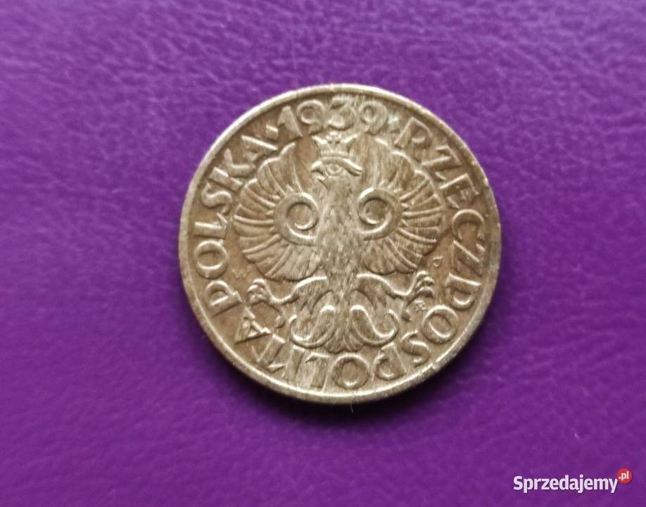 Moneta przedwojenna Sanacja II RP 2 grosze 1939 Pruszków sprzedam