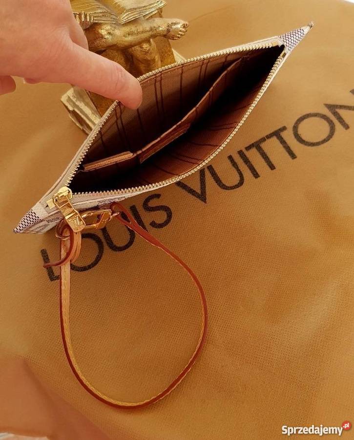 Torebka neverfull Azur jasna Louis Vuitton duża GM zdj real •