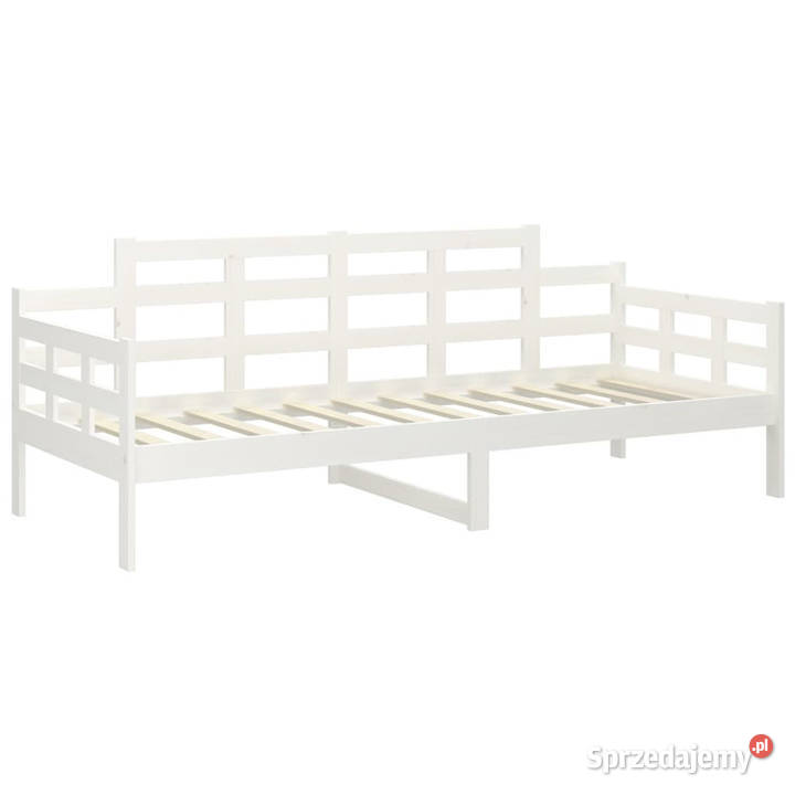 Łóżko dzienne białe lite drewno sosnowe 90x200 mazowieckie Warszawa