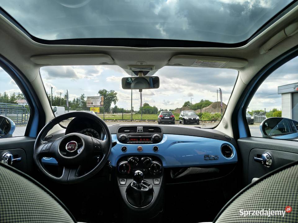 Fiat 500 Niski Przebieg Ładny Piękny Kolor wielofunkcyjna kierownica sprzedam