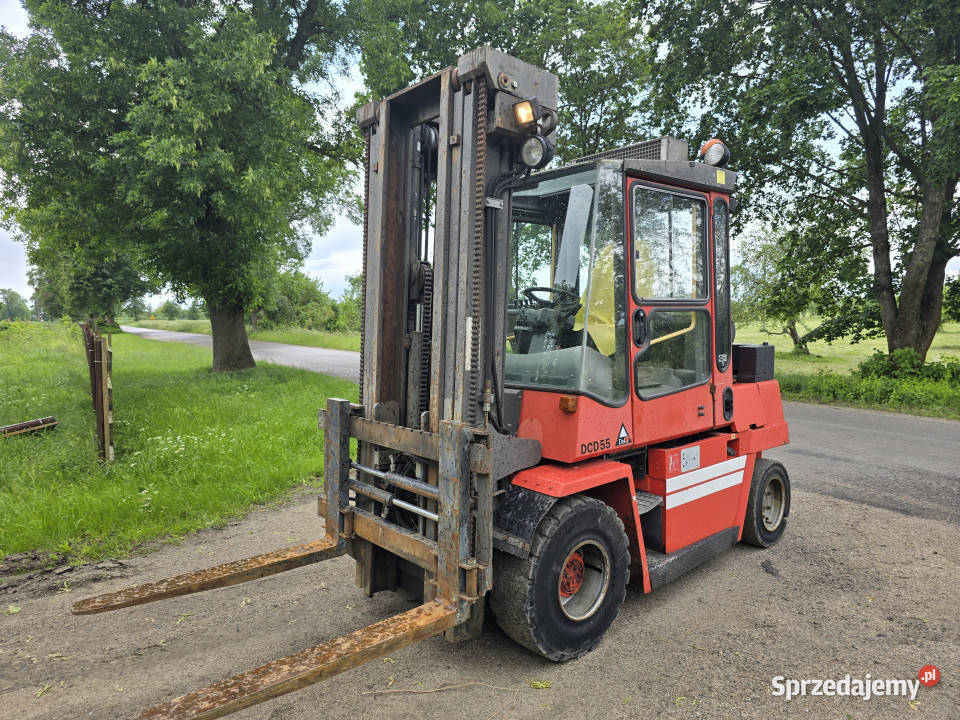 Wózek widłowy KALMAR DCD 556 Triplex 6 m 55 t Mława