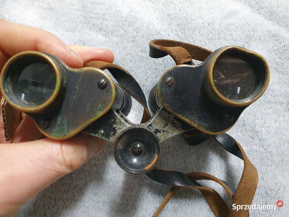 Lornetka Szwajcarska powojenna z opakowaniem Antyki, Sztuka, Kolekcje pomorskie