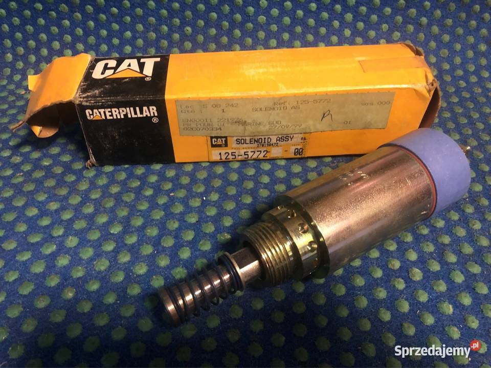 Elektrozawór odcinający paliwo 24 V CAT 1255772 Piła