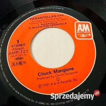 Chuck Mangione Tarantellas NMNM Japan 7 SP 45RPM Warszawa