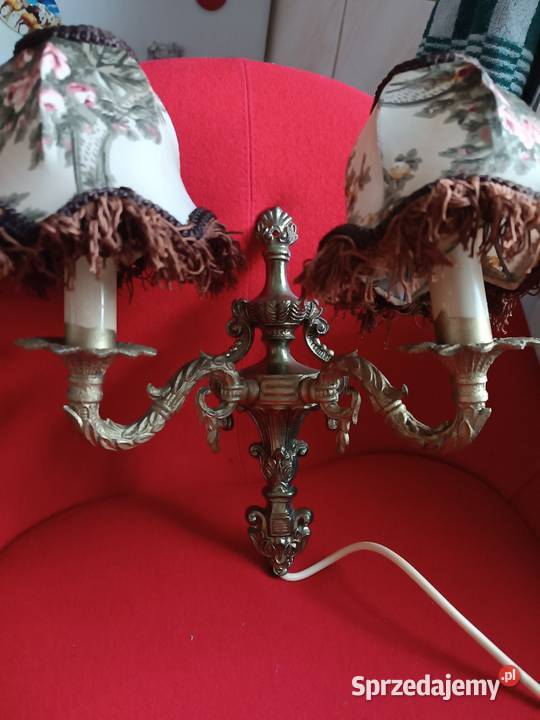 Mosiężny kinkiet śląskie sprzedam