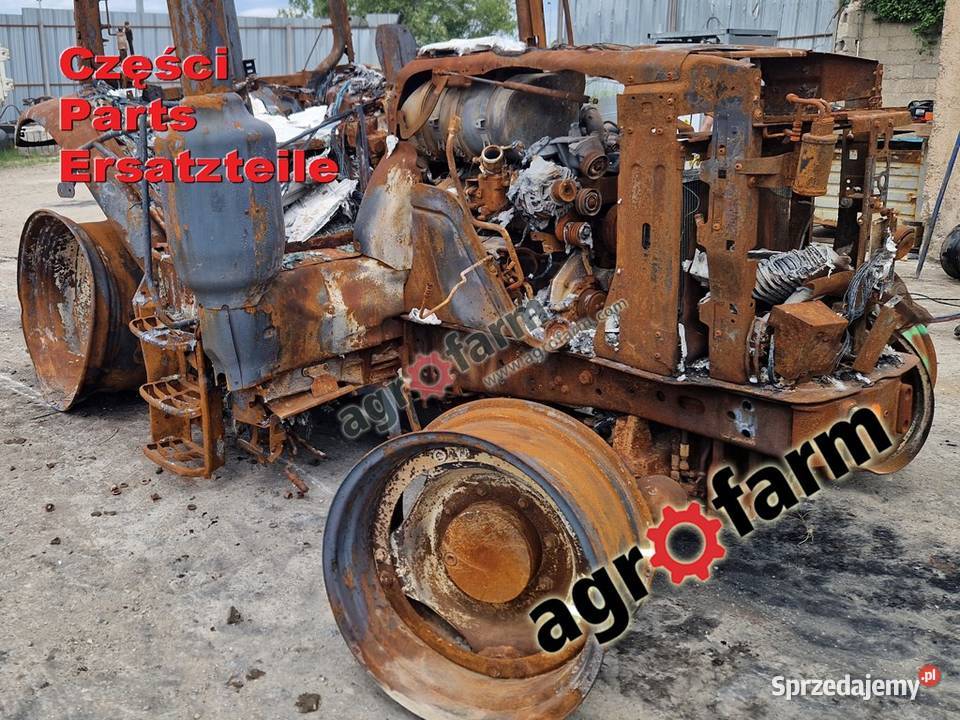 John Deere 6120R części silnik skrzynia biegów Byków