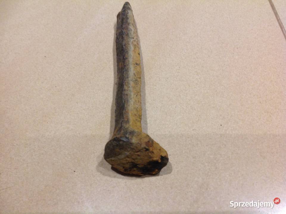 Duży Gwóźdź Kuty Zabytkowy Stary