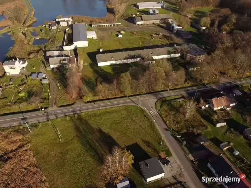 Działka budowlana DW 541 trasa Lubawa Żuromin warmińsko-mazurskie Montowo sprzedam