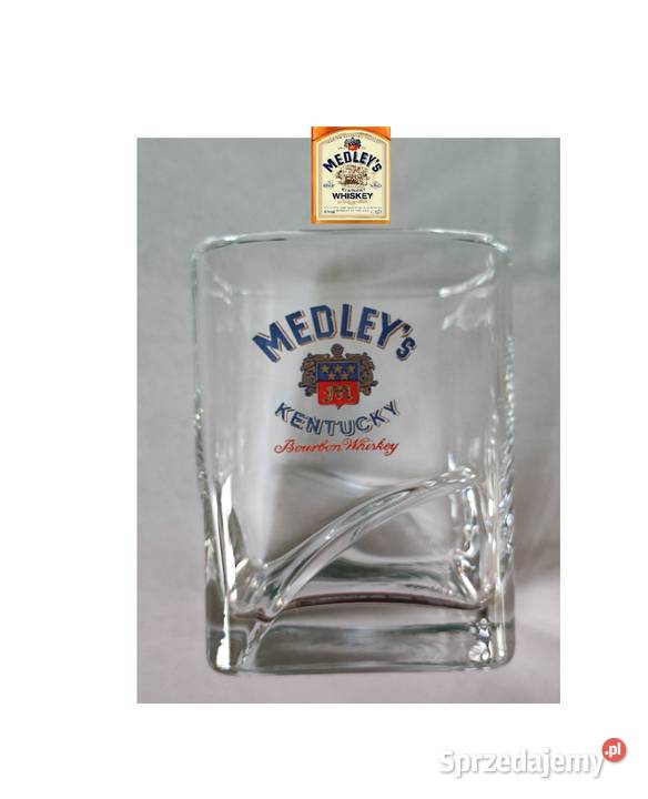 Medleys Kentucky Bourbon Whiskey szklanka Kielce