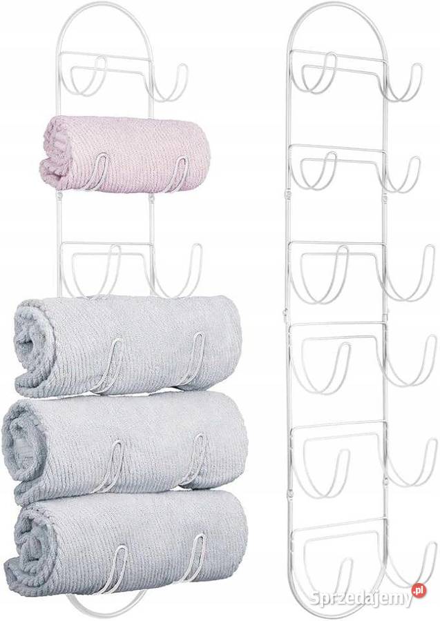 Organizer na ręczniki wino Biały sprzedam