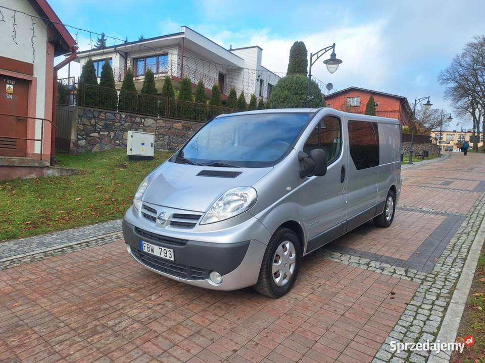 Nissan Primastar 25 cdti 146 2011r 5 osobowy Kartuzy