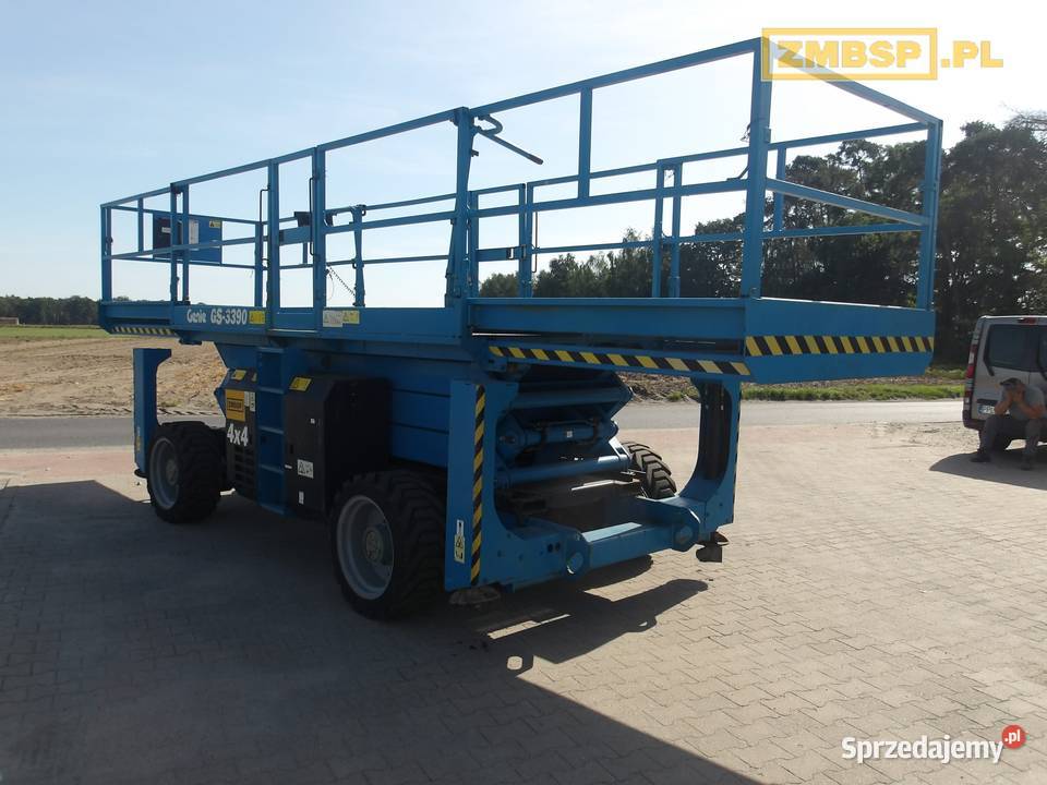 Podnośnik nożycowy spalinowy Genie GS3390 RT 4x4 nie wielkopolskie Pleszew