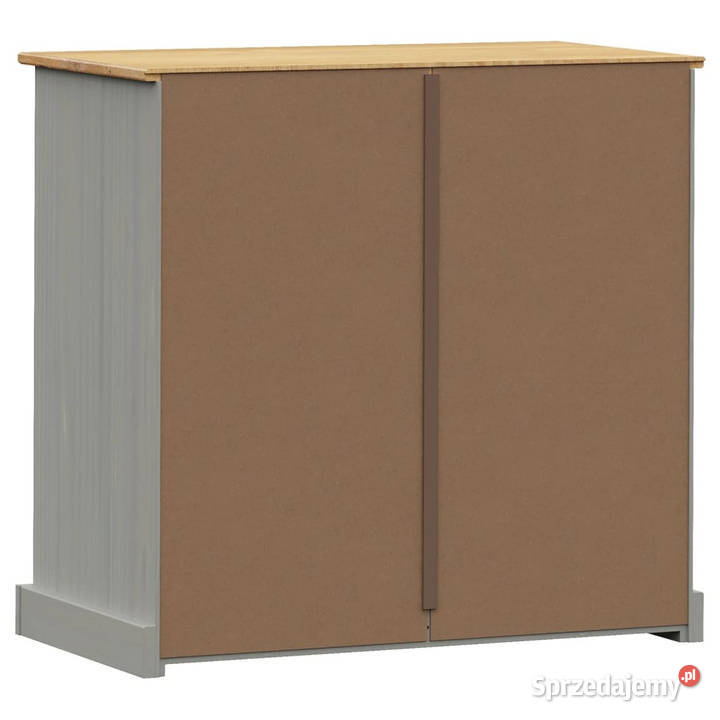 Komoda VIGO szara 80x40x76 lite drewno sosnowe Warszawa