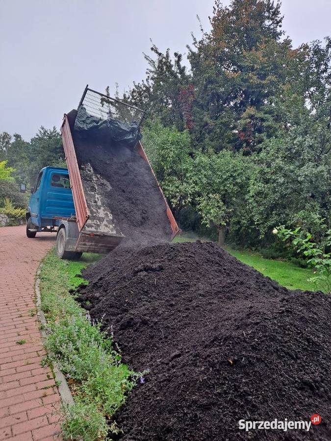 Kompost do ogrodu pod warzywa rabaty trawnik Podłoża Kraków