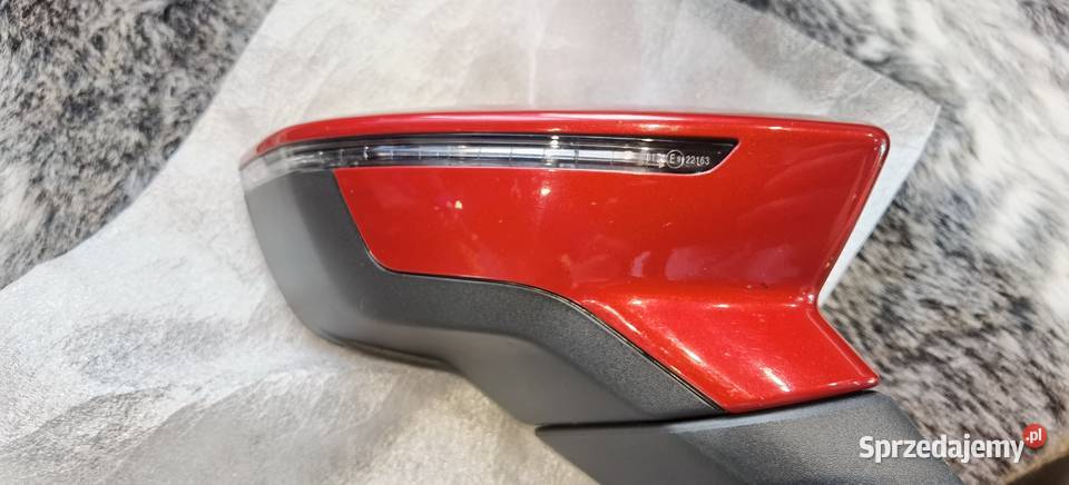 Lusterko zewnętrzne Prawe Seat Leon z Numerem Części samochodowe Lublin