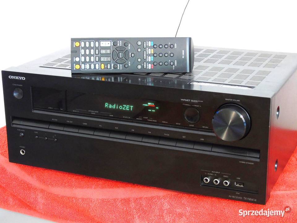 Amplituner Onkyo TX414 pilot sprawny USB mp3 podkarpackie