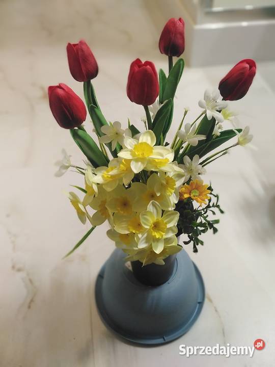 Wiązanka wiosenna z bukietem na cmentarz Kielce