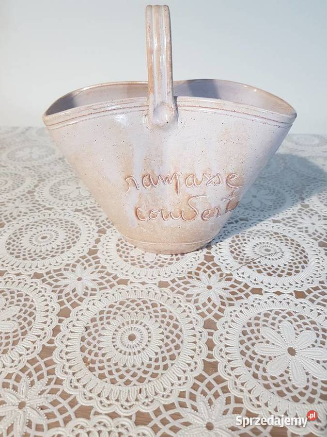 Koszyczek z ceramiki Wola Podłężna