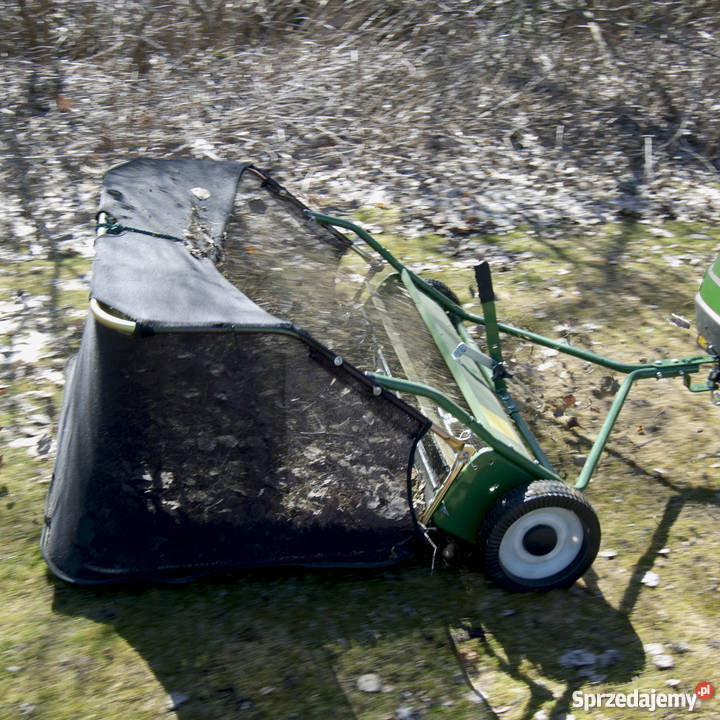 Zbieracz do trawy i liści do holowania z dużym śląskie Częstochowa sprzedam