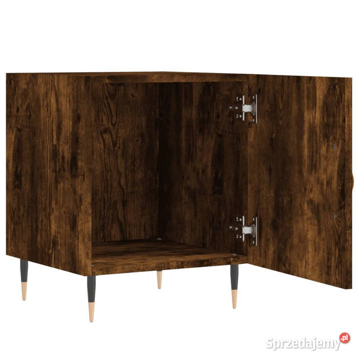Szafki nocne 2 przydymiony dąb 40x40x50 WM827527 Nocne Warszawa