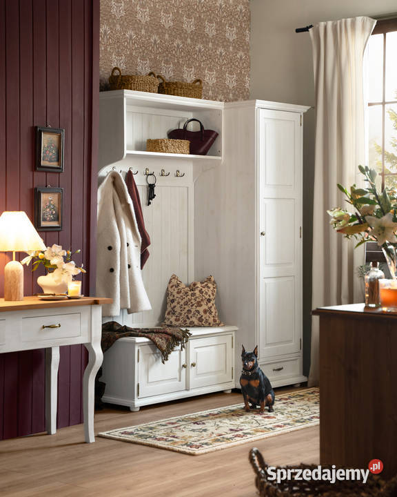Biała garderoba do przedpokoju GAB 04 155cm Maków Podhalański sprzedam